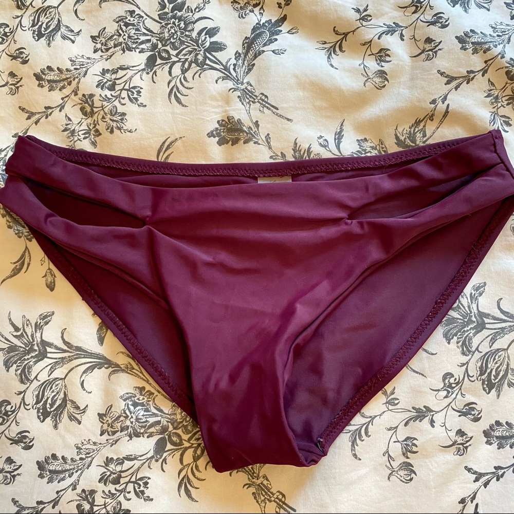 Plum Swim Bottoms